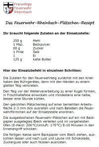 Rezept „Feuerwehr-Rheinbach-Plätzchen“
