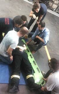 Ausbildung bei der Feuerwehr.