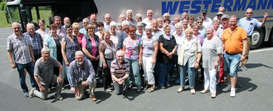 Die Teilnehmerinnen und Teilnehmer der Tour nach Miltenberg..