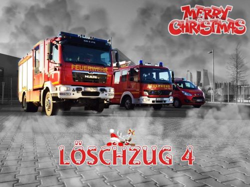 Die Fahrzeuge des Löschzug 4.