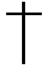 schwarzes Kreuz