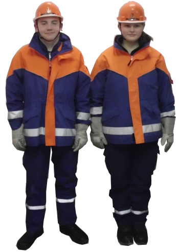 Jugendfeuerwehrleute in Schutzkleidung